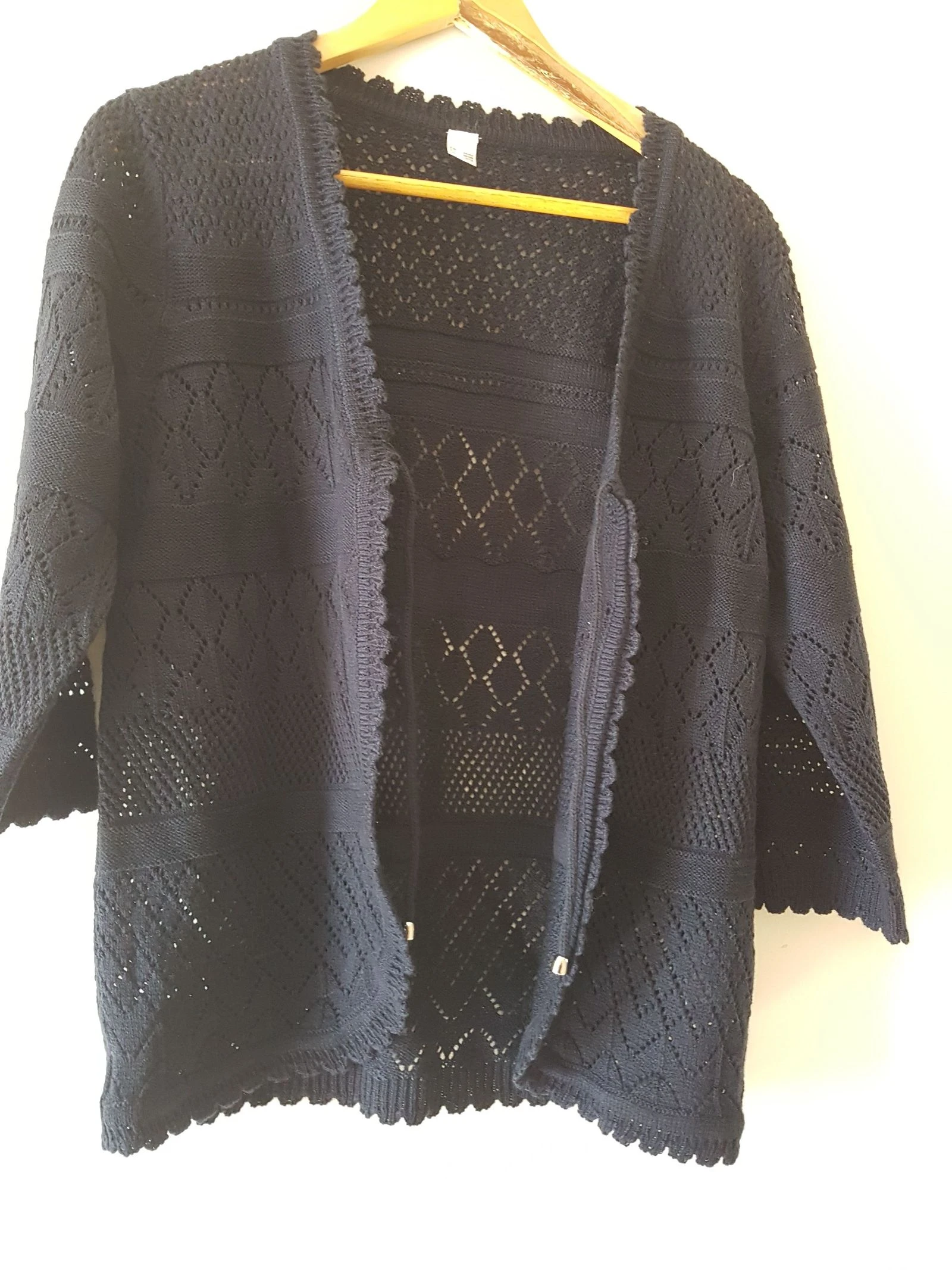 Navy blue knit vest size 38 40. – photo 6